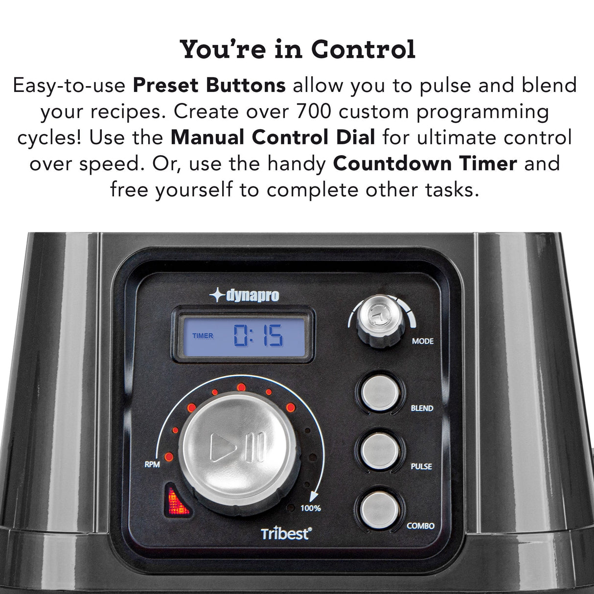 Dynapro Commercial High-Speed Vacuum Blender - Juicerville