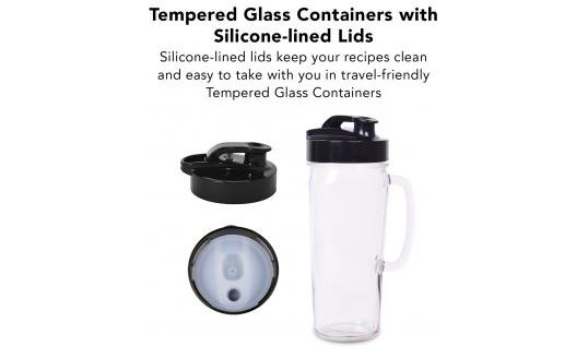 Tribest Glass Personal Vacuum Blender, PBG5001 - Juicerville
