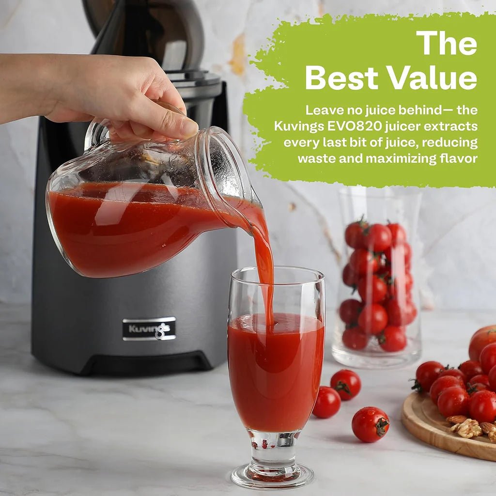 Kuvings ® EVO820 Whole Slow Juicer - Gun Metal - Juicerville