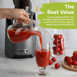 Kuvings ® EVO820 Whole Slow Juicer - Gun Metal - Juicerville