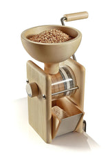 KoMo Hand Crank Mill, Maple Wood & Stainless Steel - Juicerville