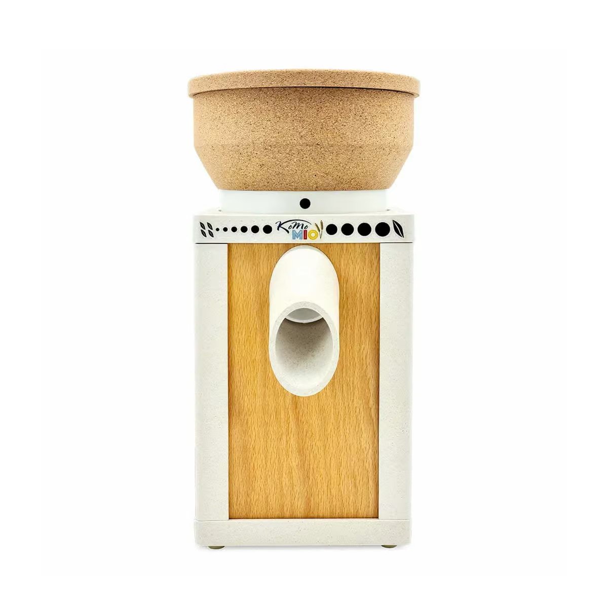 KOMO MIO ECO GRAIN MILL - Natural/White - Juicerville