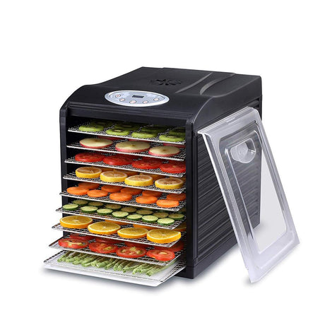 Samson Silent 9 Tray Dehydrator - Stainless Steel Trays - Juicerville