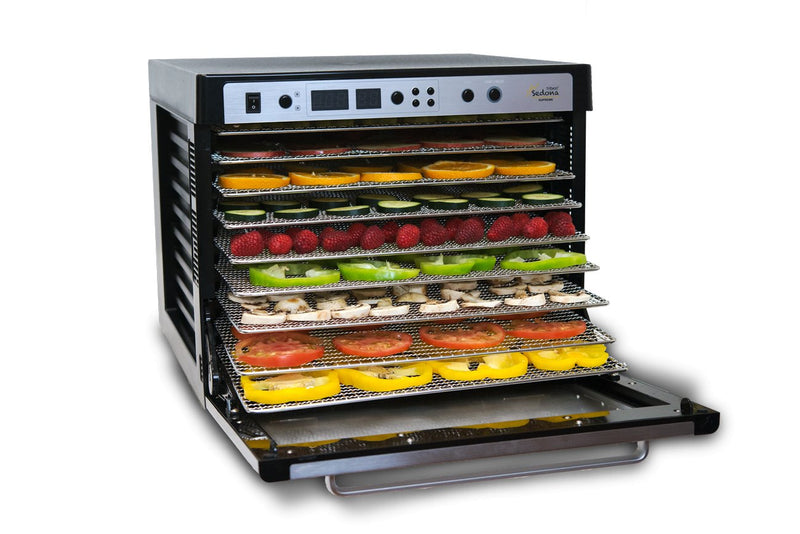 Tribest Sde-s6780-b Sedona Express, Digital Food Dehydrator with Stainless Steel Trays